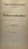 Palmyrensisches --- Mitteilungen der vorderasiatischen gesellschaft 1899 1. Mordtmann J