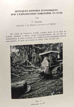 Comptes rendus des journées d'études sur la mécanisation de l'agriculture au Congo Belge. Commission De La Mécanisation Au Congo Belge