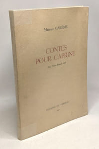 Contes pour caprine - exemplaire n°86 - avec hommage de l'auteur - édition 1961
