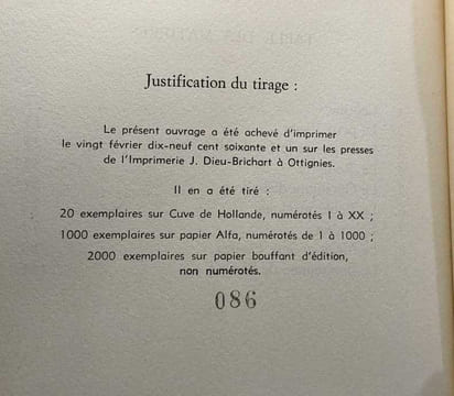 Contes pour caprine - exemplaire n°86 - avec hommage de l'auteur - édition 1961. Carême Maurice