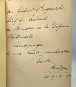 La Belgique et l'équilibre européen - documents inédits - avec 22 reproductions photographiques - ave chommage de l'auteur adressé au Général Bogaerts