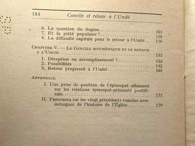 Concile et retour à l'unité se rénover pour susciter l'unité