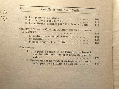 Concile et retour à l'unité se rénover pour susciter l'unité