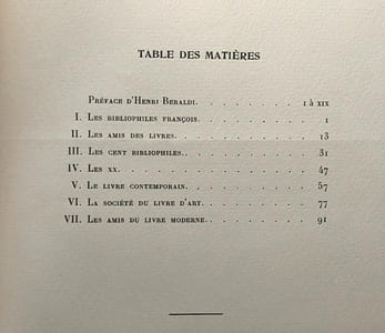 Histoire des sociétés de bibliophilies en France de 1820 à 1950 - Les sociétés parisiennes d'avant-guerre - préface 'Henri Beraldi - ex. n°285/300
