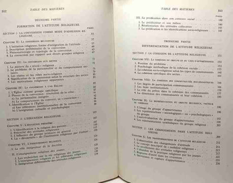 Psycho-sociologie de l'appartenance religieuse. Carrière Hervé