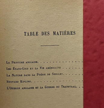Études anglaises - bibliothèque de littérature - quatrième édition. Chevrillon André