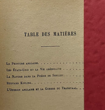 Études anglaises - bibliothèque de littérature - quatrième édition. Chevrillon André