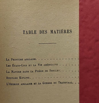 Études anglaises - bibliothèque de littérature - quatrième édition. Chevrillon André