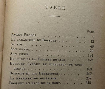 Bossuet - avec hommage de l'auteur édition 1929