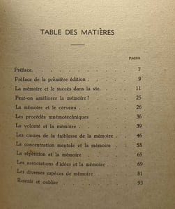 Votre mémoire comment la développer
