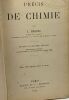 Précis de Chimie - 35e édition entièrement refondue conformément au programme du 31 mai 1902. L. Troost