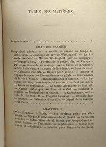 La Baronne de Krudener 1766-1824 une illuminée au XIXe siècle -- d'après des documents inédits