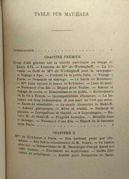 La Baronne de Krudener 1766-1824 une illuminée au XIXe siècle -- d'après des documents inédits. TURQUAN Joseph