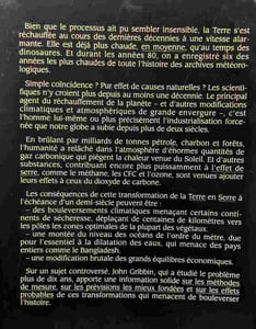 La terre-serre --- la planète a-t-elle la fièvre par notre faute