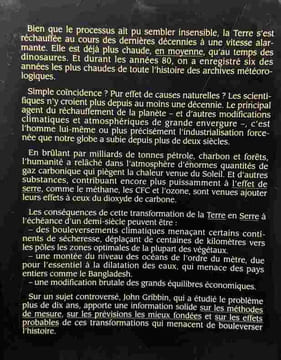 La terre-serre --- la planète a-t-elle la fièvre par notre faute. Gribbin John
