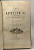 Tableau de la littérature française au XVIe siècle suivi d'études sur la littérature du Moyen Age et de la renaissance. SAINT-MARC GIRARDIN