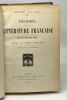 Histoire de la littérature française contemporaine (1870 à nos jours) édition revue et augmentée. Lalou René