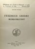 Friedrich Grieses Romankunst - fascicule CXXI - bibliothèque de la faculté de philosophie et lettres de l'université de Liège. Nivelle Armand