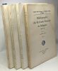 Bibliographie des Ecrivains Français de Belgique - les 4 premiers tomes - 1/ Ab-Des (1958) + 2/ Det-G (1966) + 3/ H-L (1968) + 4/ M-N (1972) --- ...