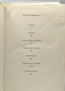 Friedrich Hölderlin Sämtliche werke und briefe - erster band