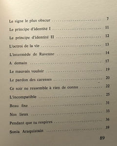 Le signe le plus obscur - Poèmes