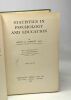 Statistics in psychology and education - third edition. Henry E. Garrett
