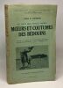 Au pays de tentes noires moeurs et coutumes des bédouins. Carl R. Raswan