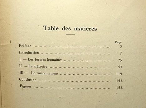 L'intelligence et les formes extérieures du corps. Léotard Georges
