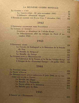 La deuxième guerre mondiale - précis des opérations à l'occident - avec huit cartes dans le texte. Belperron Pierre Andersen Georges
