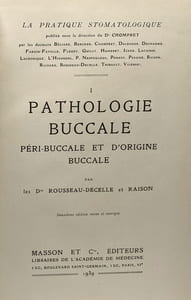 La pratique stomatologique: TOME 1/ Pathologie buccale - péri-buccale et d'origine buccale + TOME 2/ Pathologie dentaire --- deuxième éditions revues et corrigées
