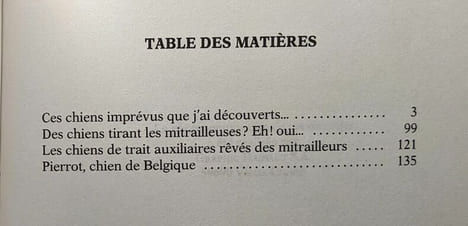 Chiens a la guerre. Broche François
