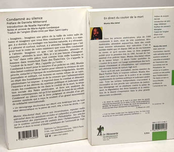 Condamné au silence + En direct du couloir de la mort --- 2 livres