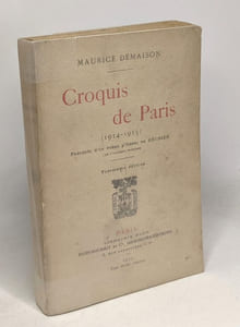 Croquis de Paris (1914-1917) précédés d'un poême d'Henri de Régnier - 3e édition
