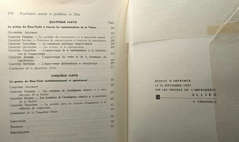La psychiatrie morale et le problème de Dieu - le renouvellement des méthodes d'approche du problème de Dieu. Dr. Jean Guilhot