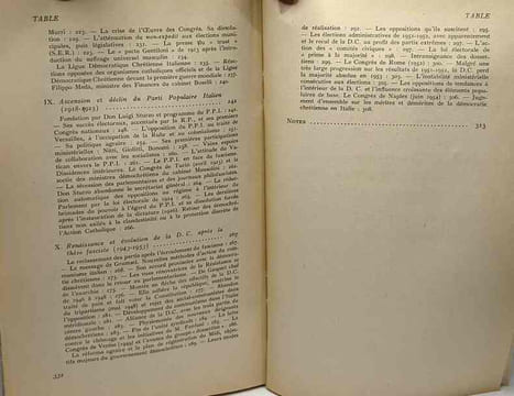 Histoire de la démocratie chrétienne - France Belgique Italie. Vaussard Maurice