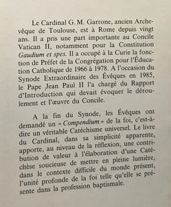 Dans la perspective d'une présentation sommaire et ordonnée de la foi : Pour une catéchèse renouvelée