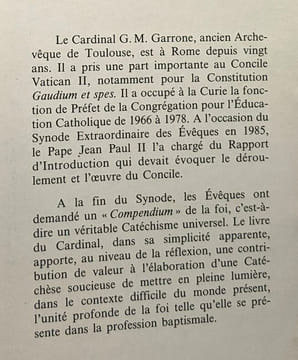 Dans la perspective d'une présentation sommaire et ordonnée de la foi : Pour une catéchèse renouvelée. Garrone Gabriel-Marie