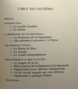 Dans la perspective d'une présentation sommaire et ordonnée de la foi : Pour une catéchèse renouvelée. Garrone Gabriel-Marie