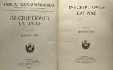 Inscriptiones latinae - tabulae in usum scholarum n°4. Diehl Ernestus