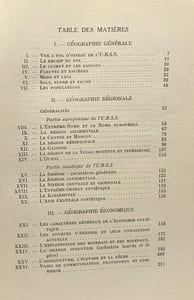 Géographie physique et économie de l'U.R.S.S. - bibliothèque géographique - avec 21 cartes dressées par Victor Glaeser