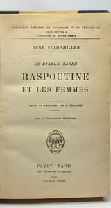 Le diable sacré - Raspoutine et les femmes - collection d'études de documents et de témoignages pour servir à l'histoire de notre temps