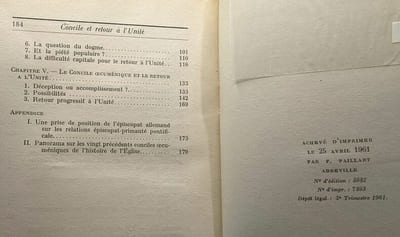 Concile et retour à l'unité se rénover pour susciter l'unité - Unam Sanctam n°36