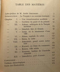 La Turquie vivante - lettre-préface de M. André Stegfried