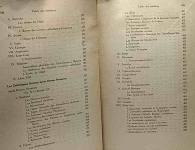 La pensée et l'action sociales des catholiques 1789-1944 - histoire des théories sociales