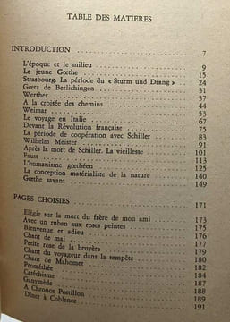 Goethe - Pages choisies - les classiques du peuple. COGNIOT Georges