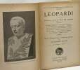 Leopardi - notice biographique et bibliographique par Alphonse Séché --- bibliothèque des poètes français et étrangers. Victor Orban (Traduction) ...