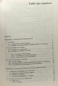 Religion foi incroyance --- Psychologie et sciences humaines. Vergote Antoine