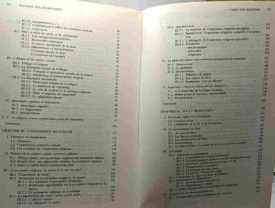Religion foi incroyance --- Psychologie et sciences humaines