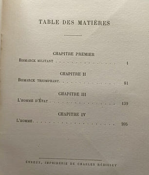 Le Prince de Bismarck - psychologie de l'Homme fort. Charles Benoist