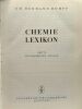 Chemie lexicon - dritte neu bearbeitete auflage --- 2 Bände. Dr. Hermann Römpp